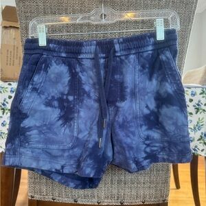 Athleta Blue Tie-Dye Women's Shorts